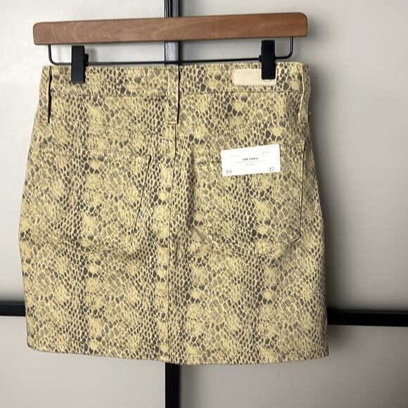 AG Womens The Vera-Skirt Size 27 in snakeskin - Picture 2 of 6